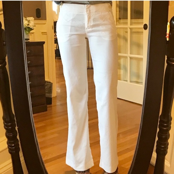 { Theory } Linen Blend Pants Sz 2 - Picture 2 of 7